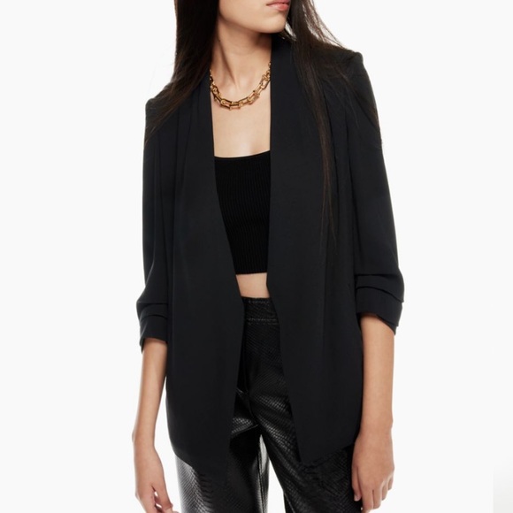 Aritzia Jackets & Blazers - Babaton Aritzia Power Hip Blazer in Black size 8